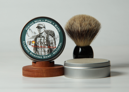 Shaving Soap Hiking Man