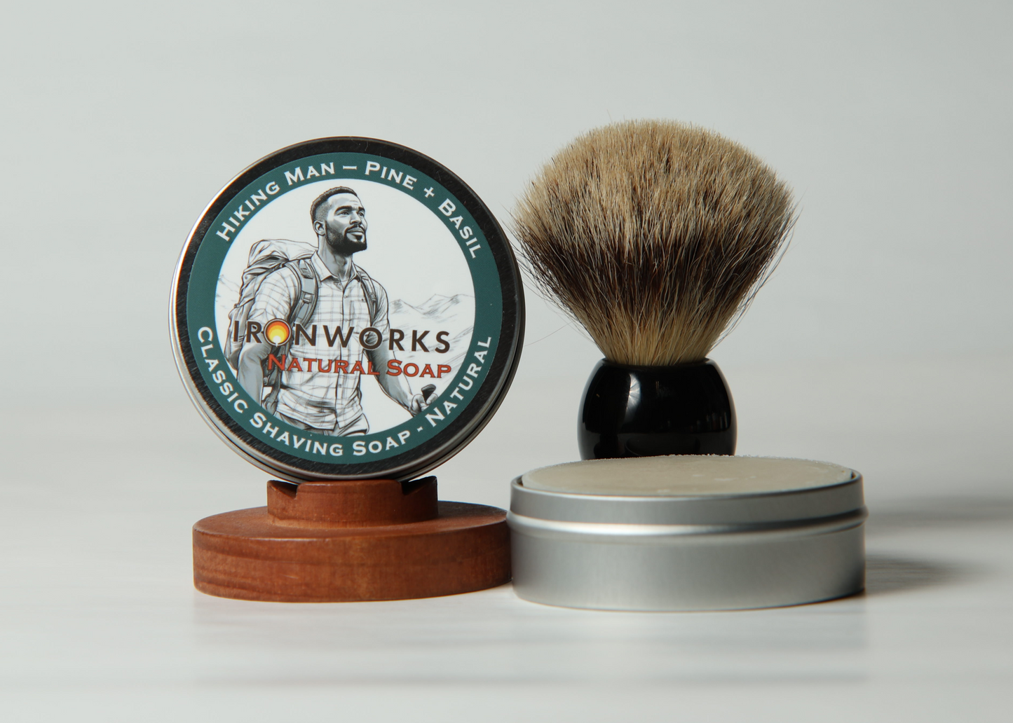 Shaving Soap Hiking Man