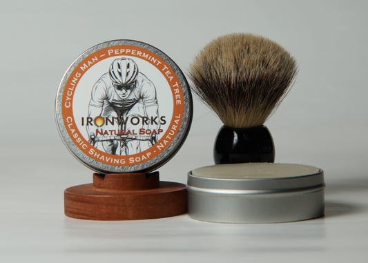 Shaving Soap Cycling Man